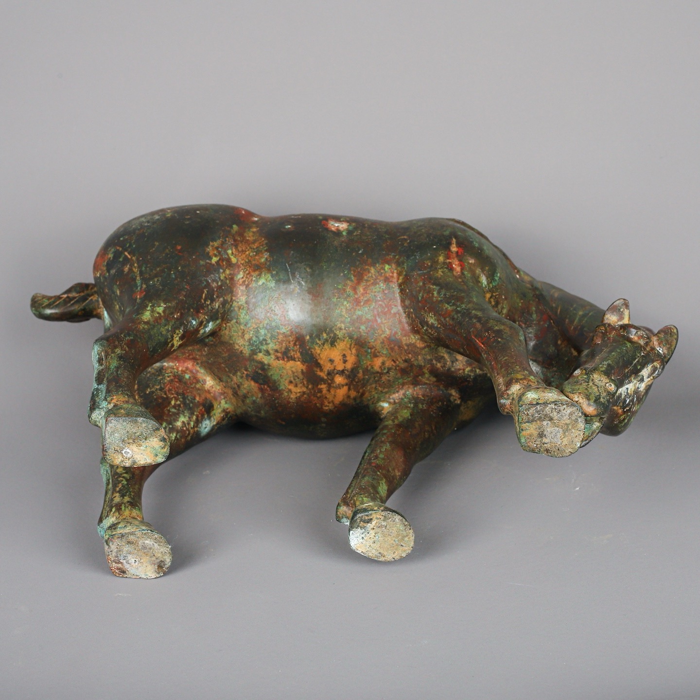 Han Dynasty Bronze Drinking Horse
