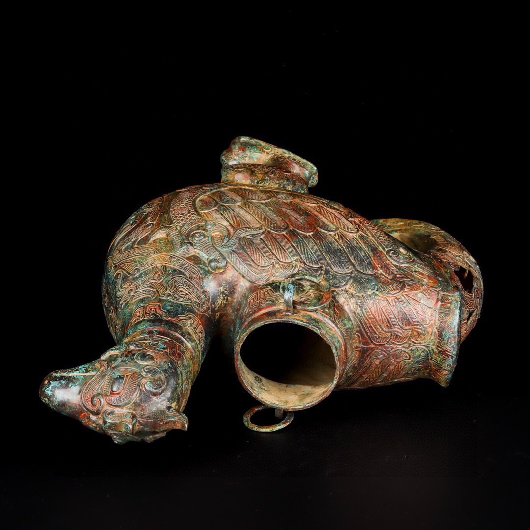 Zhou Dynasty Bronze Bird Statue