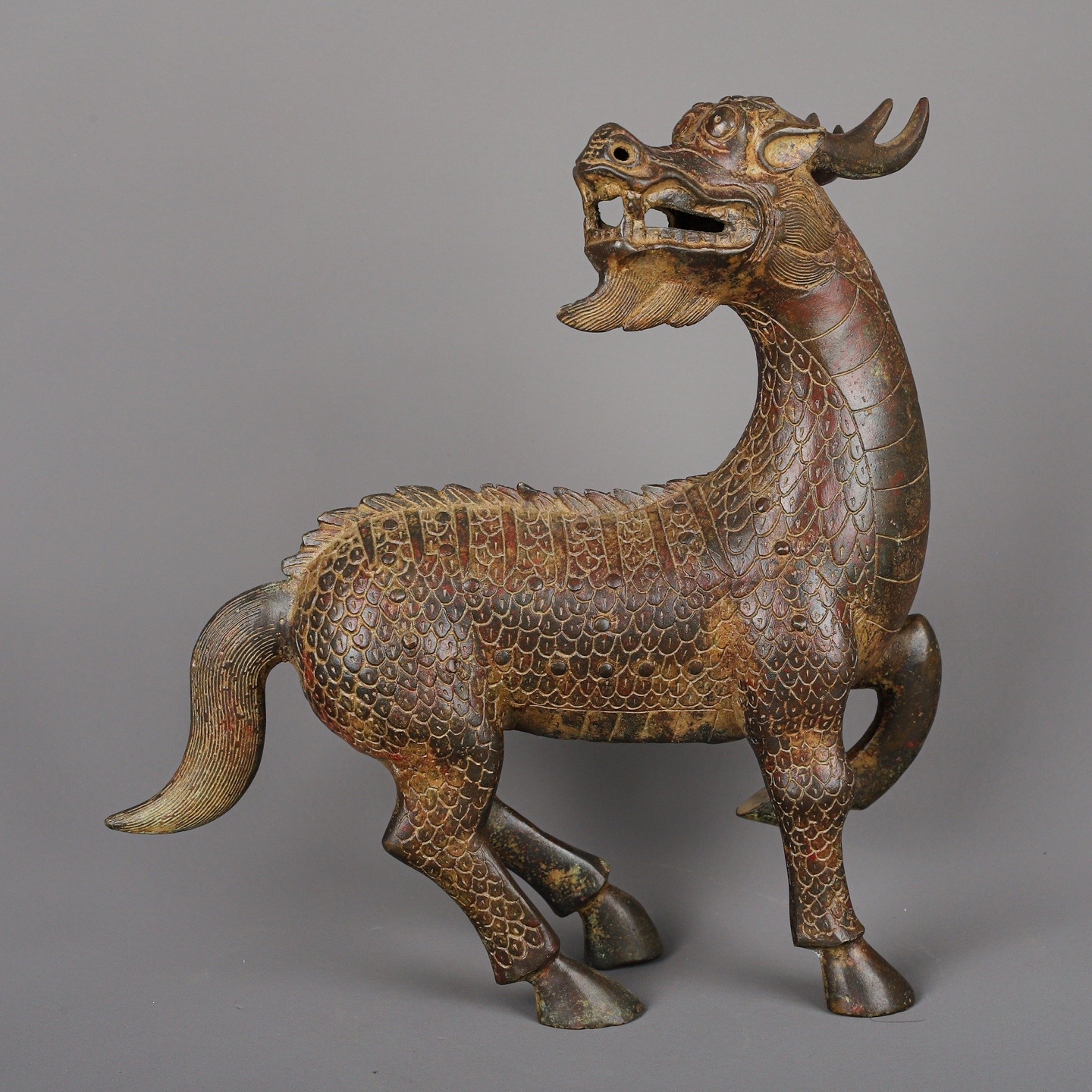 Han Dynasty Bronze Dragon and Horse Spirit