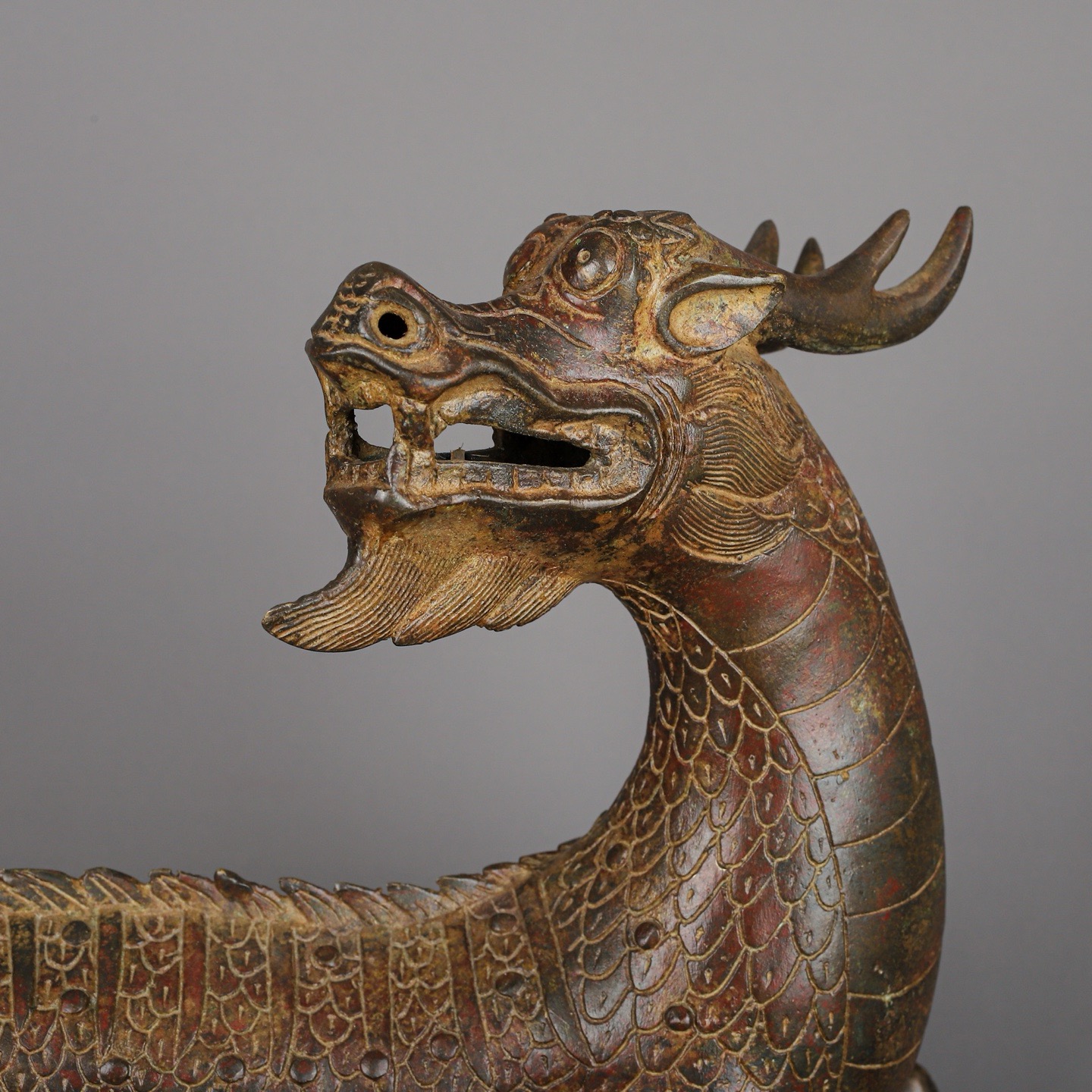 Han Dynasty Bronze Dragon and Horse Spirit