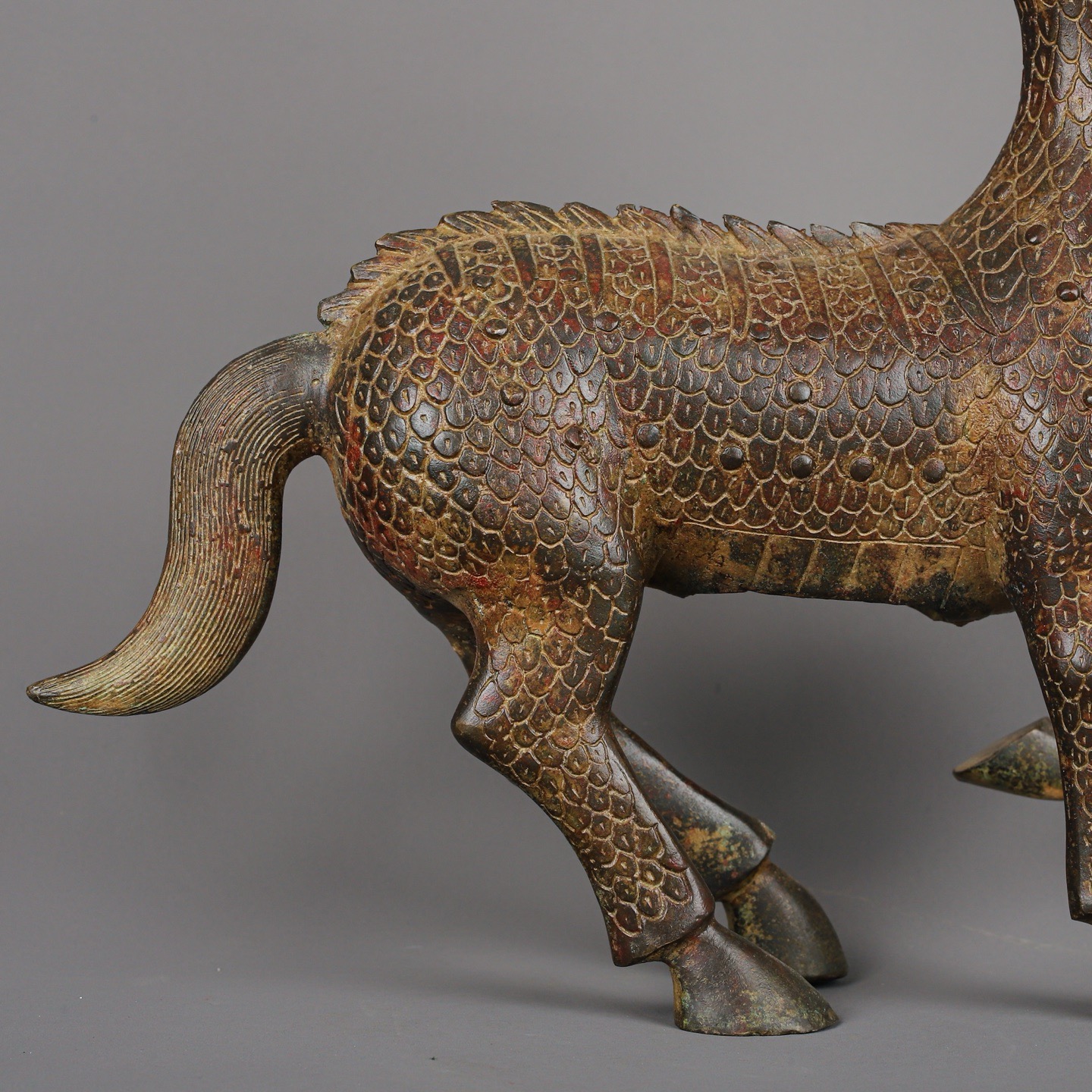 Han Dynasty Bronze Dragon and Horse Spirit