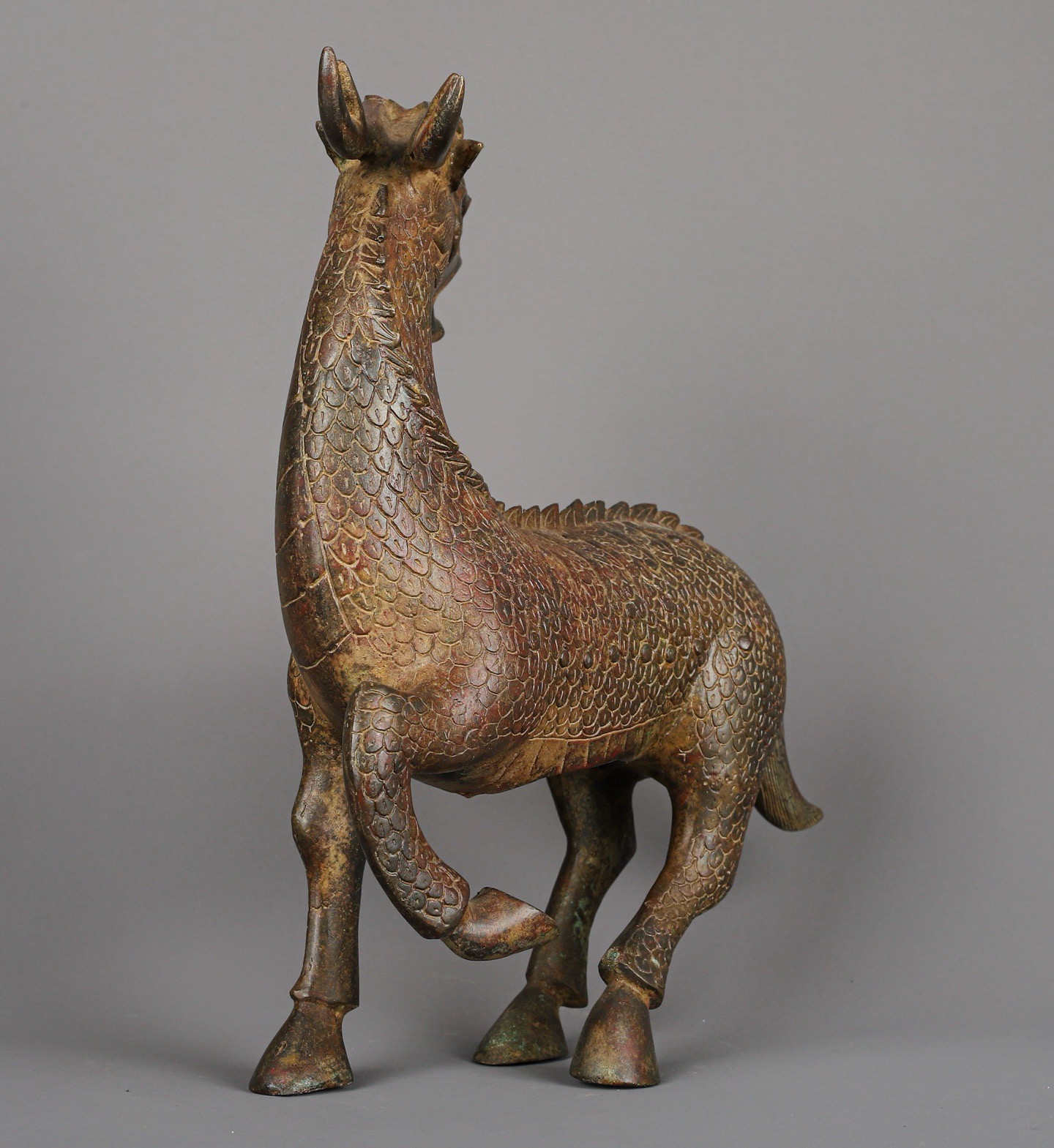Han Dynasty Bronze Dragon and Horse Spirit
