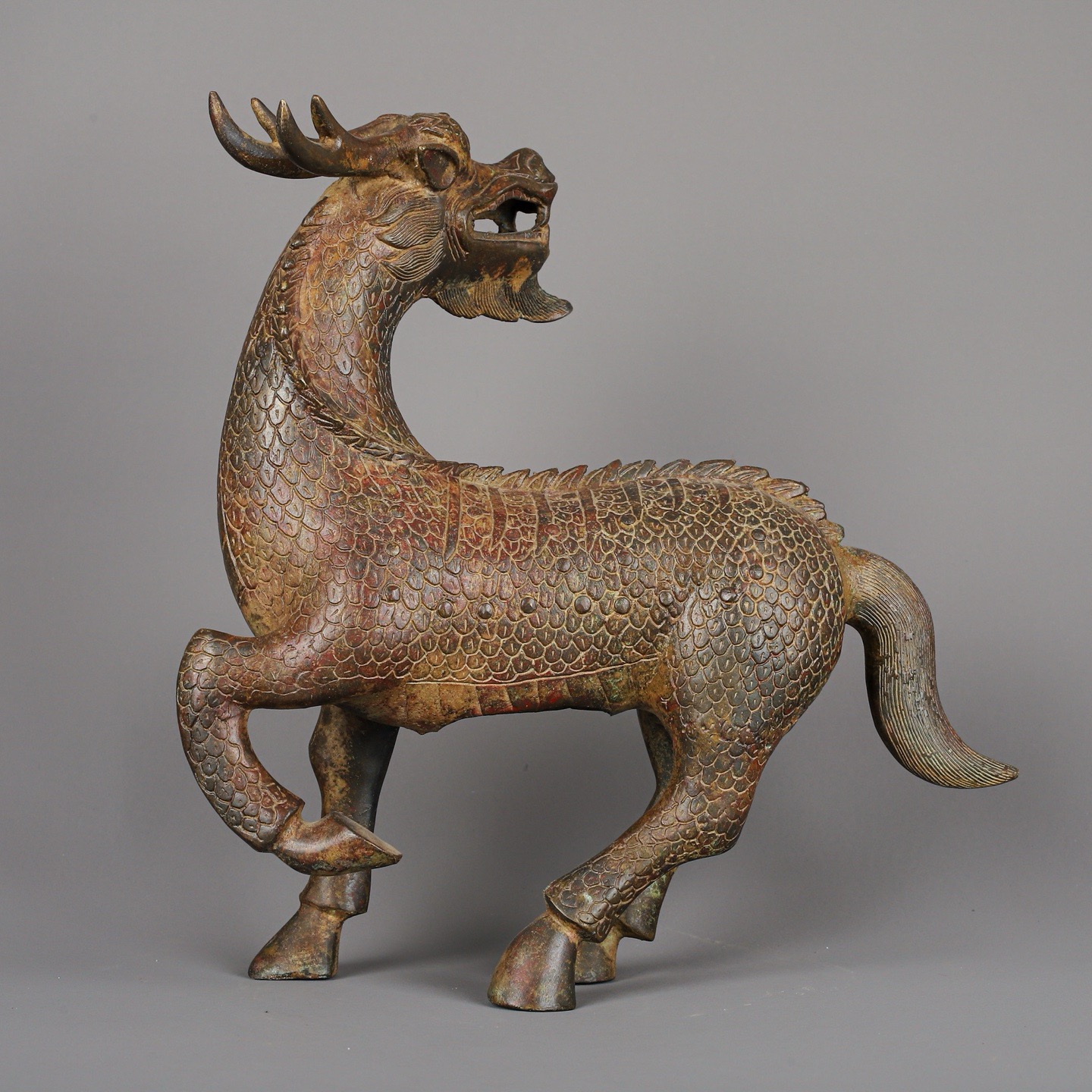 Han Dynasty Bronze Dragon and Horse Spirit