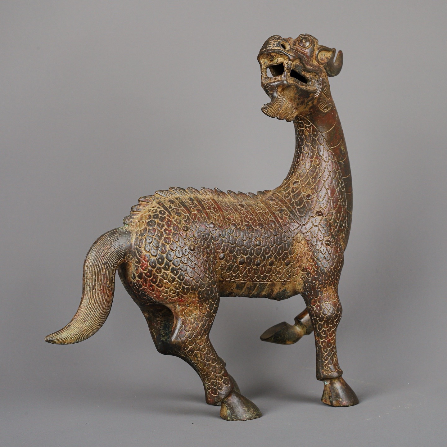 Han Dynasty Bronze Dragon and Horse Spirit