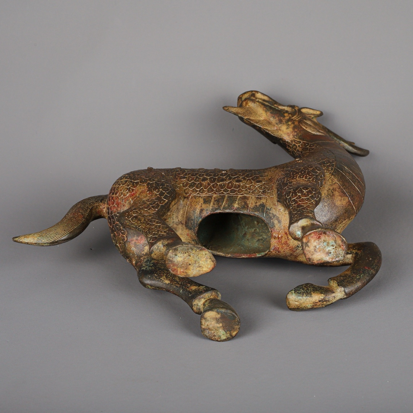 Han Dynasty Bronze Dragon and Horse Spirit