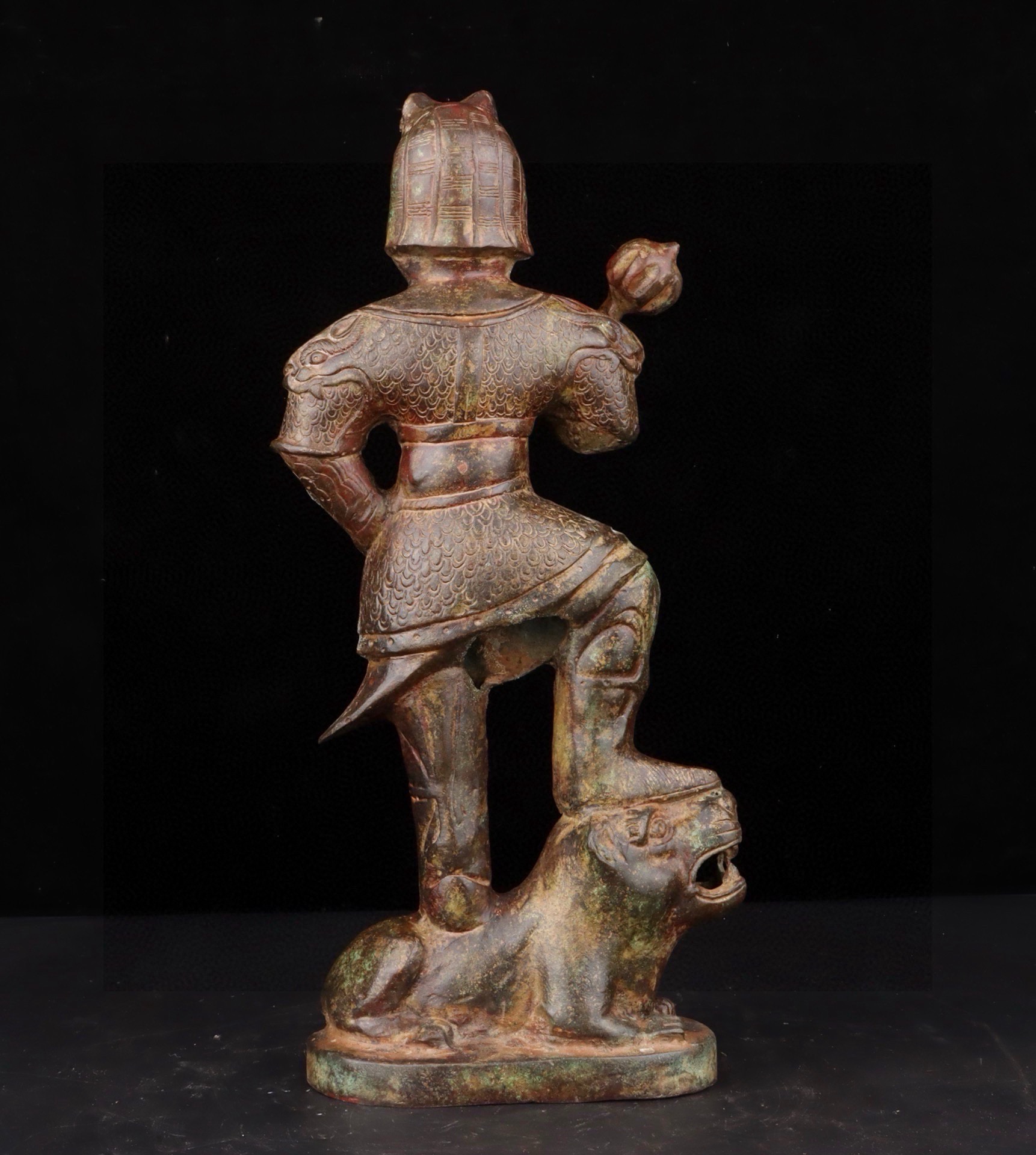 Han Dynasty Bronze Tiger General Statue
