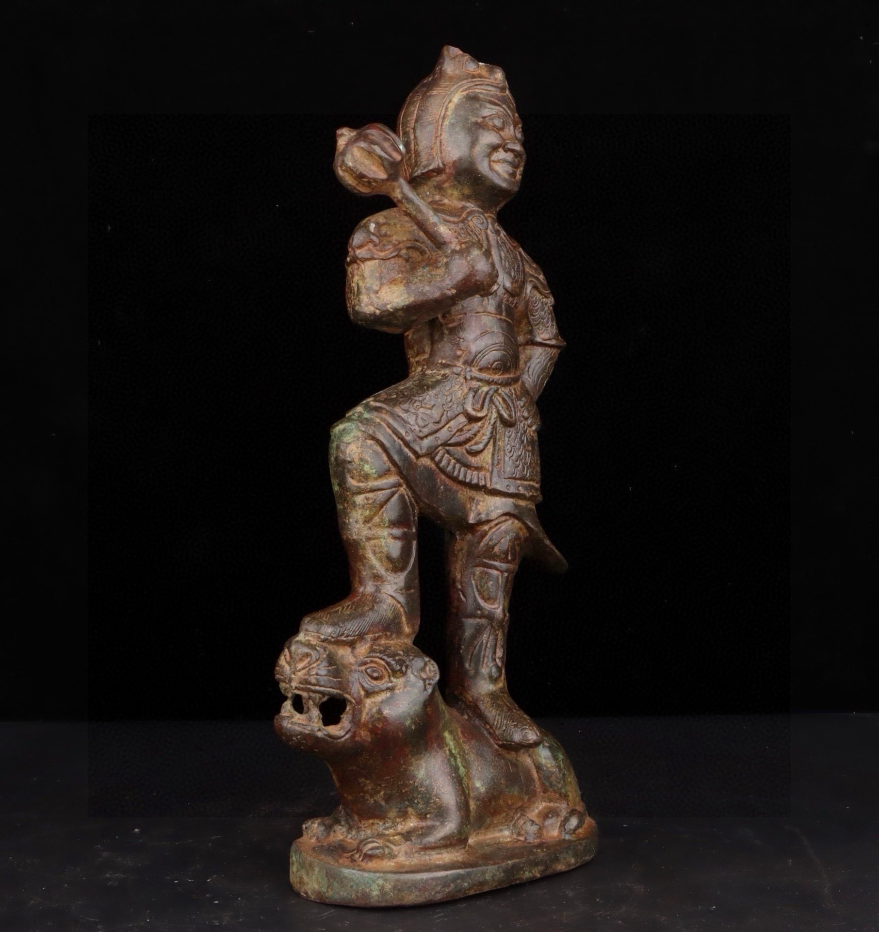Han Dynasty Bronze Tiger General Statue