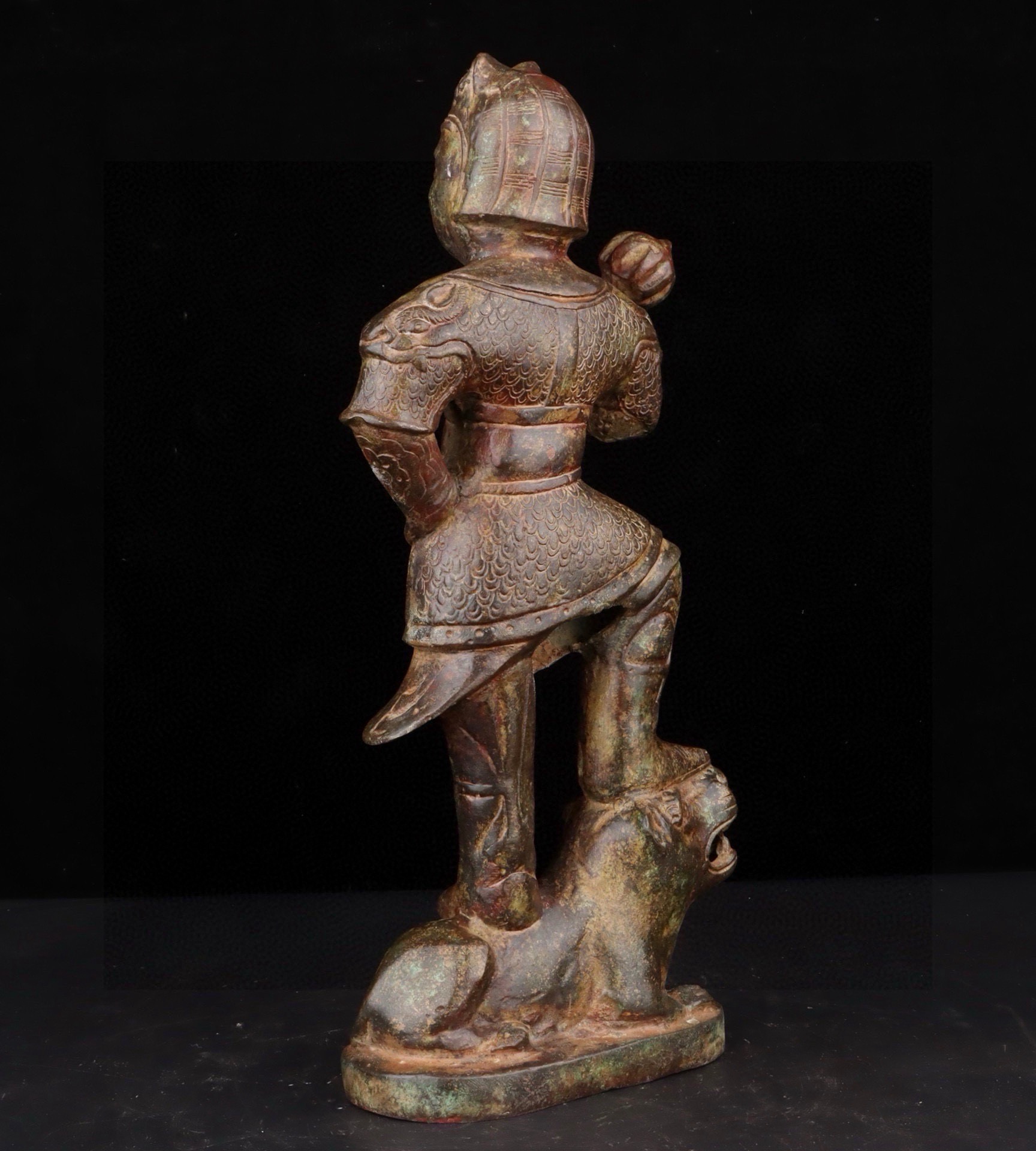 Han Dynasty Bronze Tiger General Statue