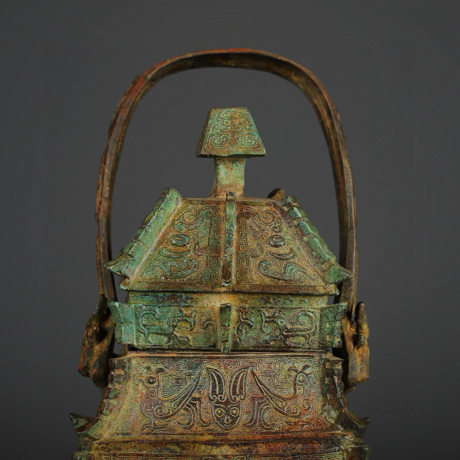 Zhou Dynasty Bronze square beam
