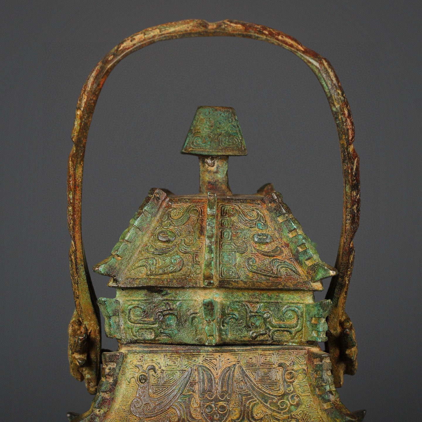 Zhou Dynasty Bronze square beam