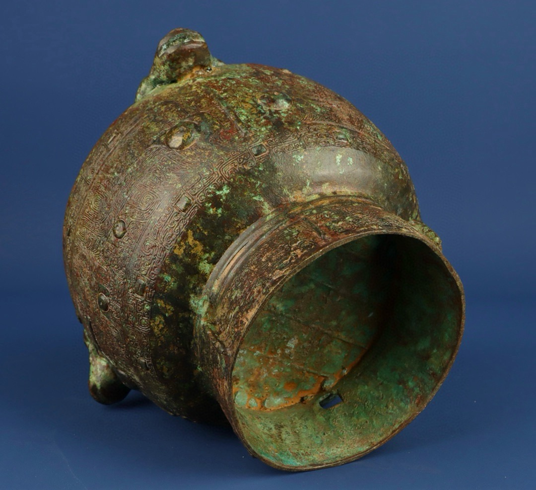 Zhou Dynasty Bronze Three Sheep Jar