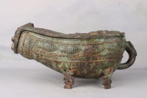 Zhou Dynasty Bronze with lid