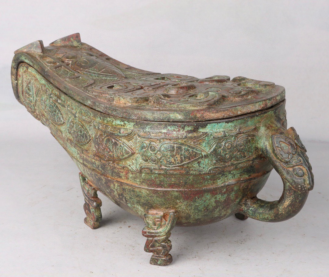 Zhou Dynasty Bronze with lid