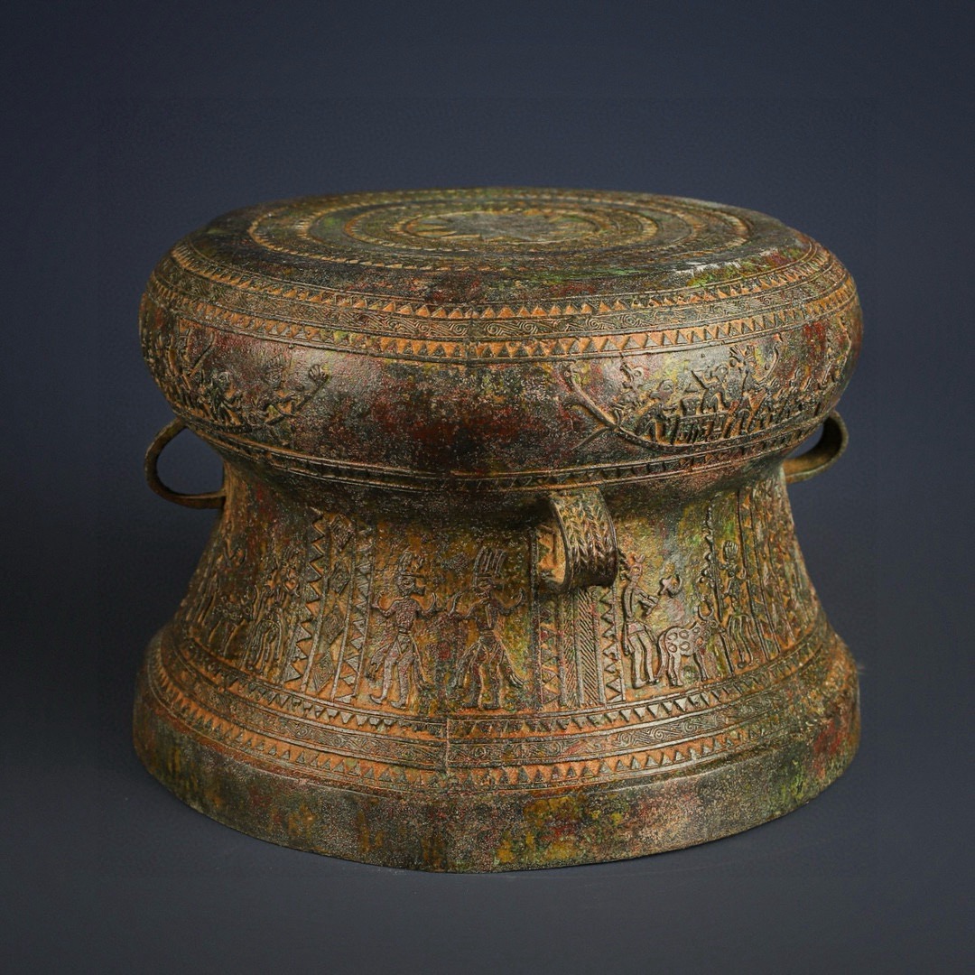 Zhou Dynasty Bronze Hunting Pattern Drum