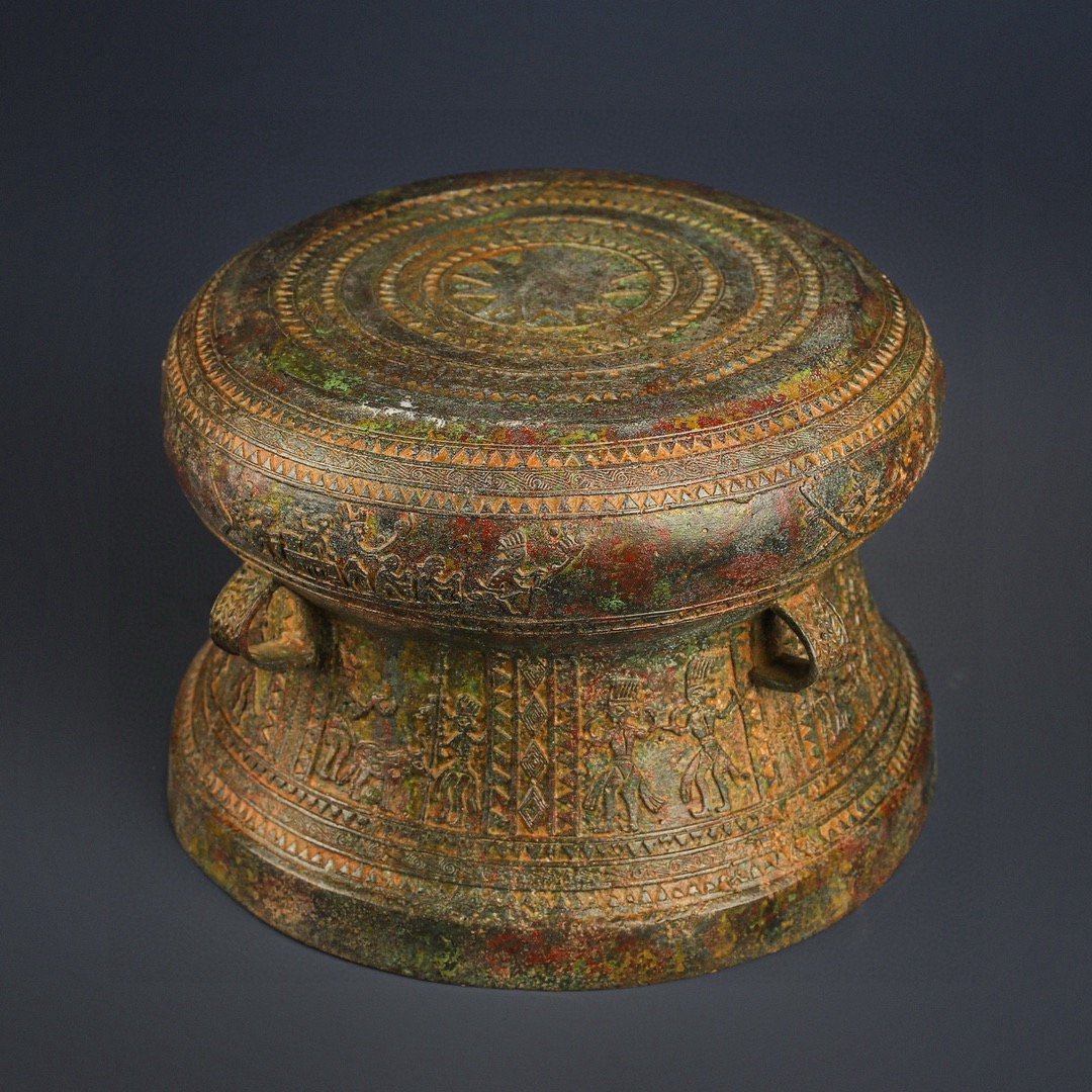 Zhou Dynasty Bronze Hunting Pattern Drum