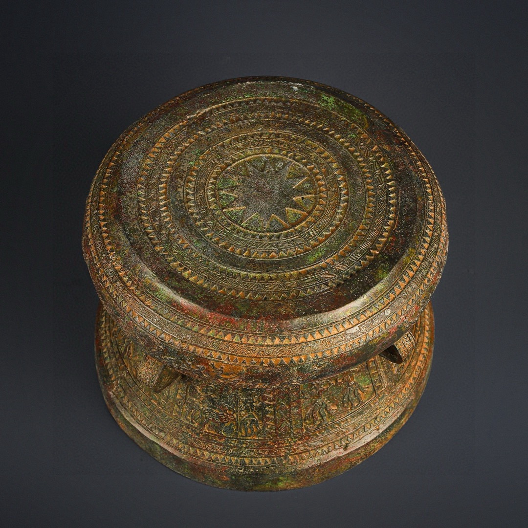 Zhou Dynasty Bronze Hunting Pattern Drum