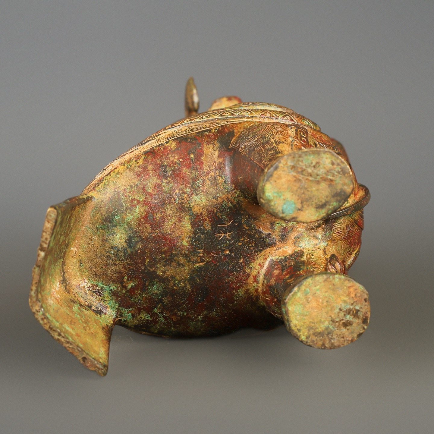 Zhou Dynasty Bronze Bird Statue