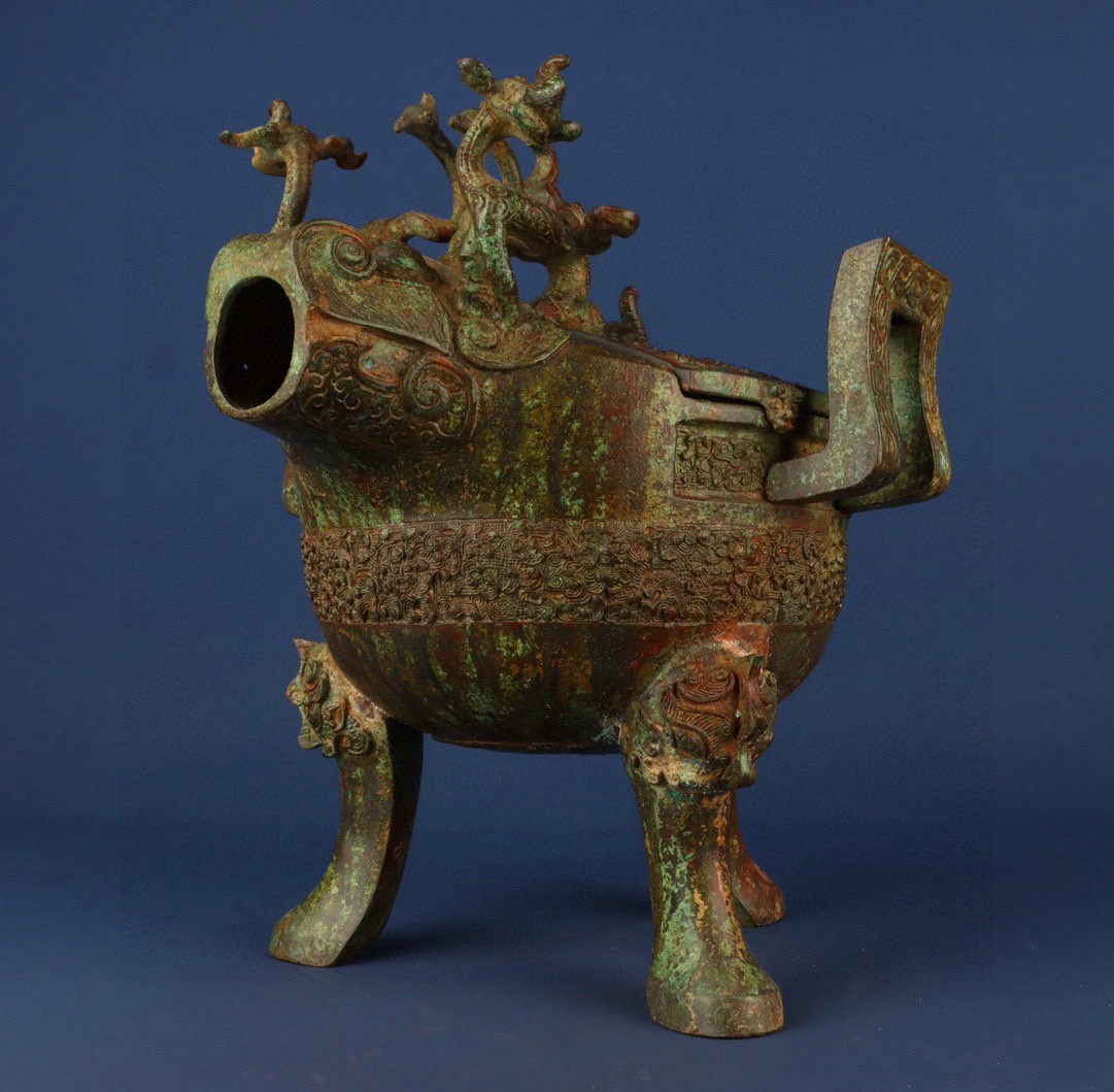 Zhou Dynasty Bronze Beast Head