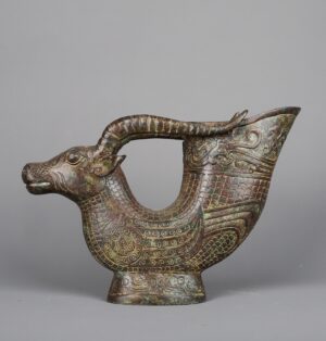 Zhou Dynasty Bronze Horn Cup