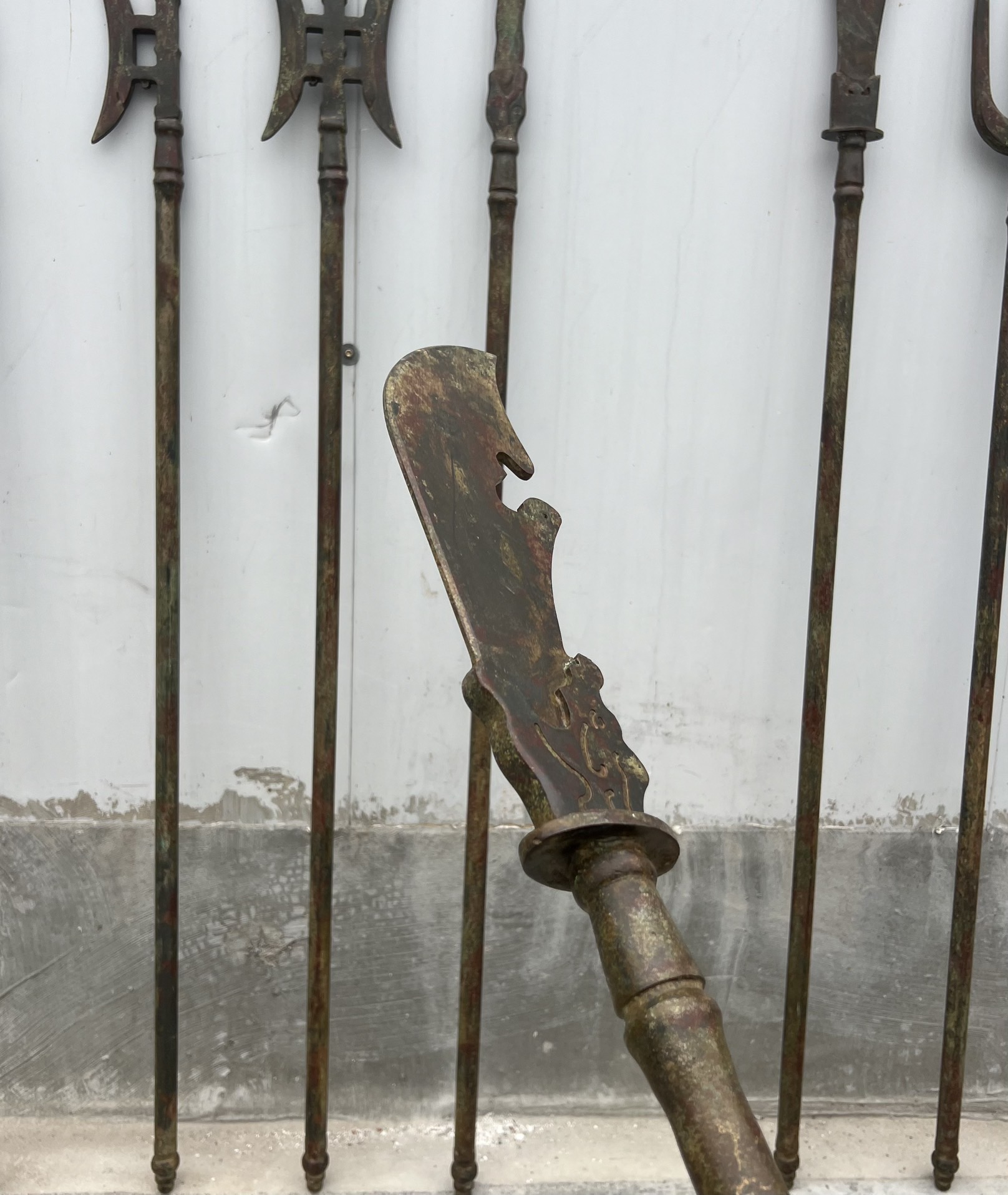 Han Dynasty A set of eight bronze weapons