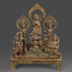 Wei Dynasty A set of bronze Buddha statues