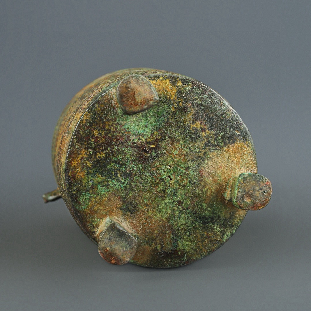Zhou Dynasty Bronze Five Ox Cang