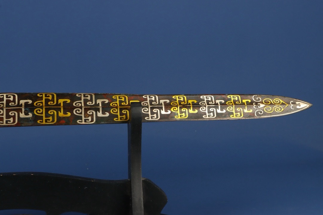 Han Dynasty Bronze and gold and silver sword