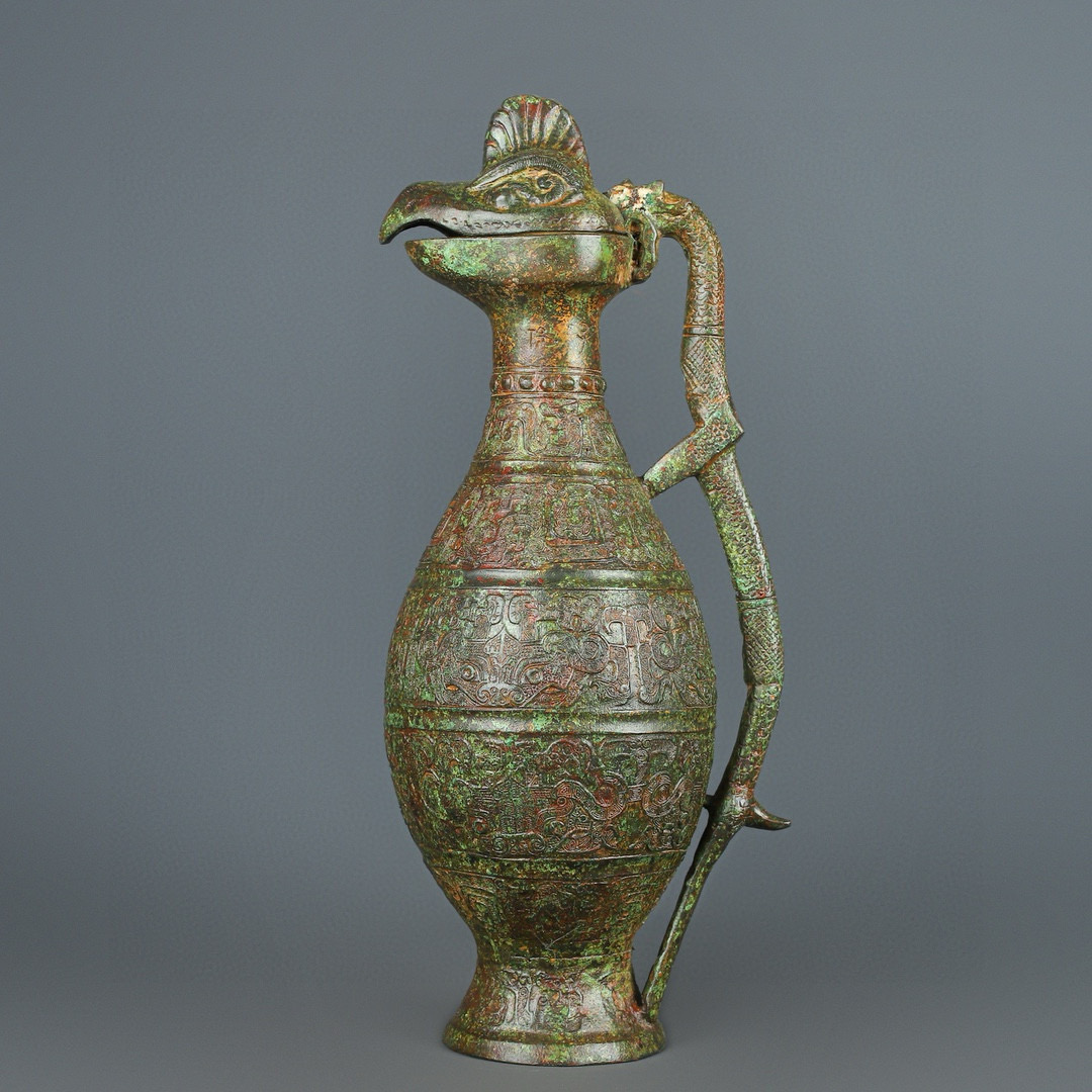 Zhou Dynasty Bronze Gaolongfeng Liang