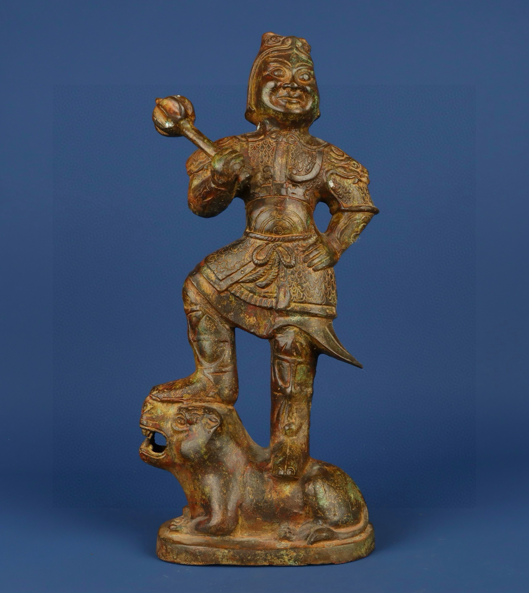 Han Dynasty Bronze Tiger General Statue