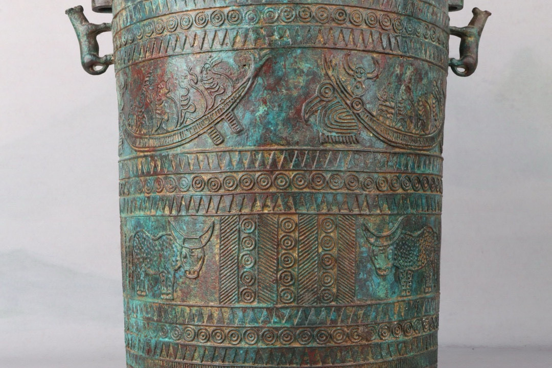 Zhou Dynasty Bronze Inscription Five Bull Reserve