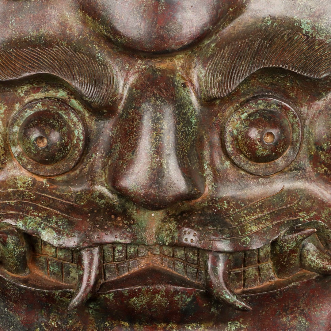 Han Dynasty Bronze animal mask