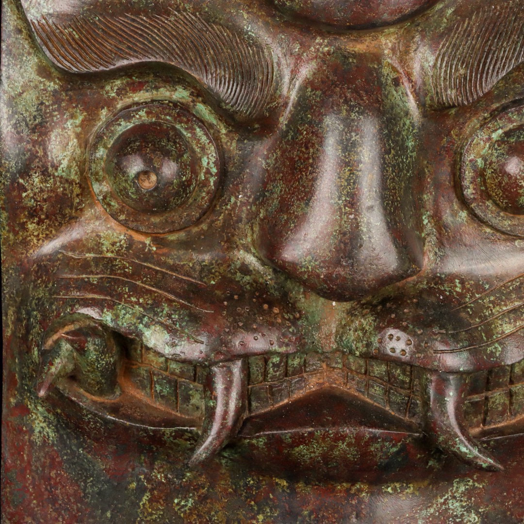 Han Dynasty Bronze animal mask