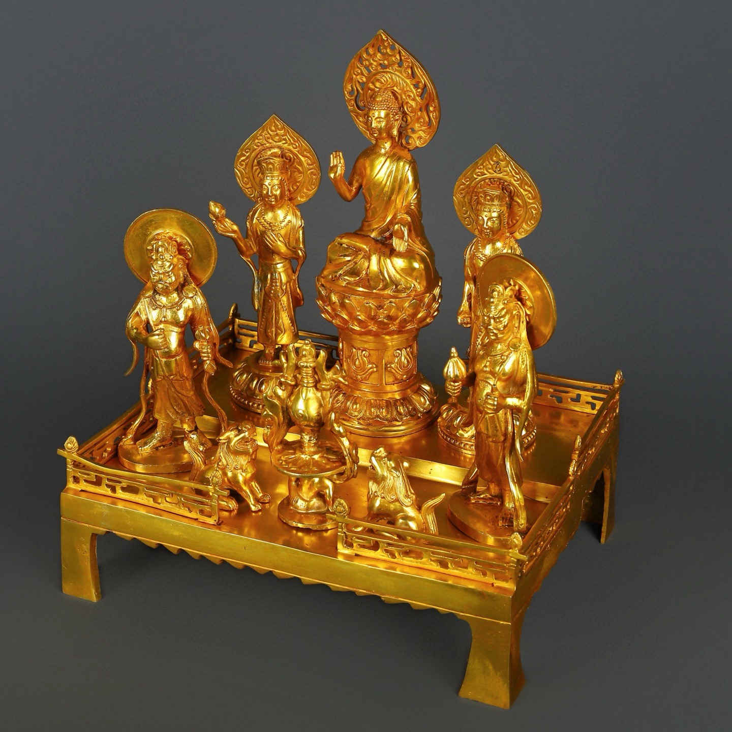 Wei Dynasty Golden Buddha Statue