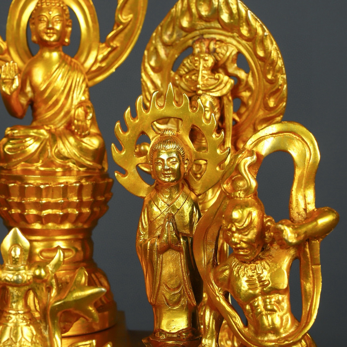 Wei Dynasty Golden Buddha Statue