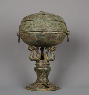 Han Dynasty Bronze Three Dragons Incense Furnace