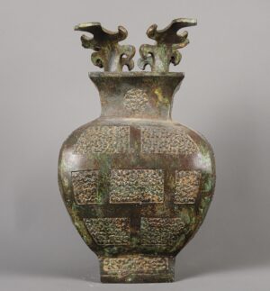 Zhou Dynasty Bronze square jar