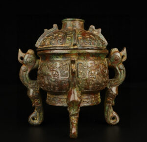 Zhou Dynasty Bronze Round Gui