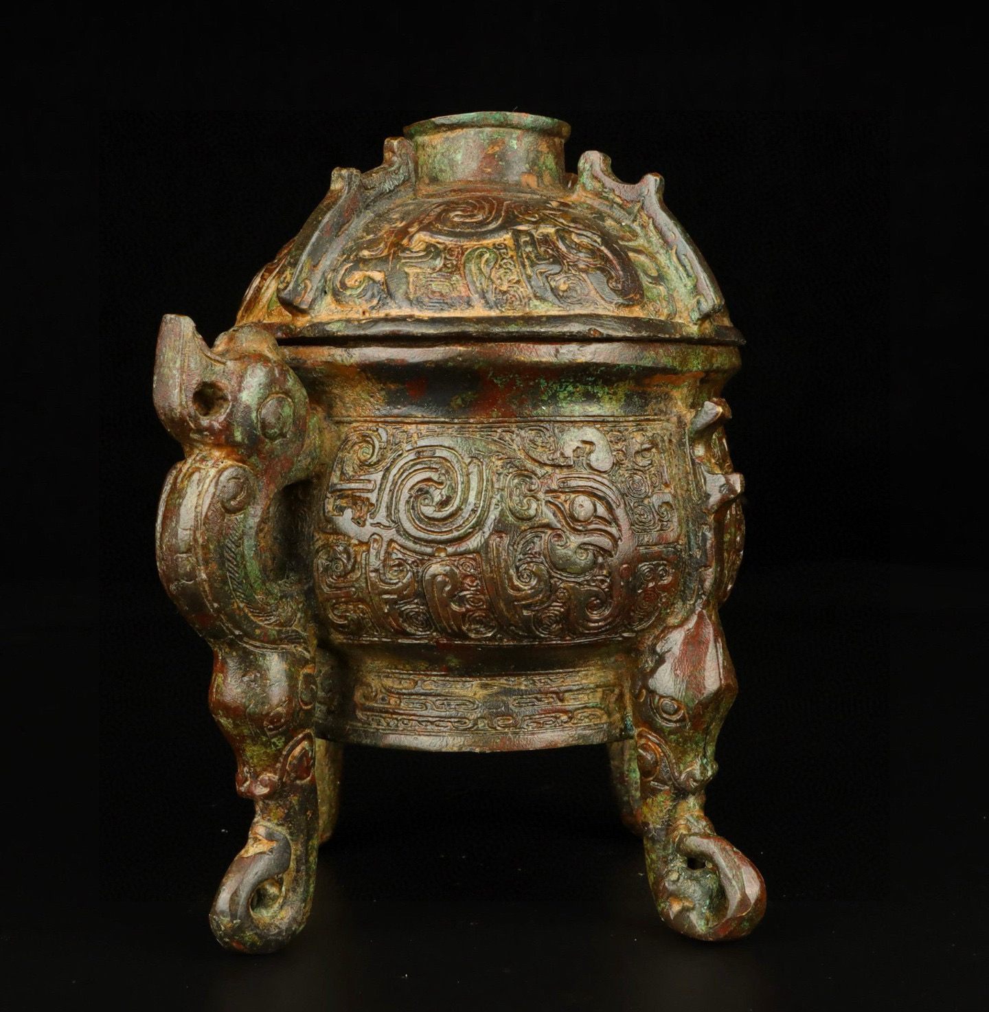 Zhou Dynasty Bronze Round Gui