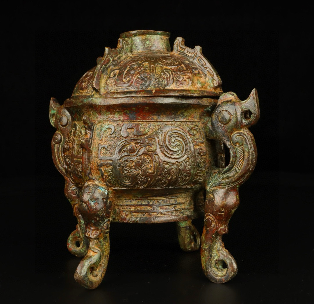 Zhou Dynasty Bronze Round Gui