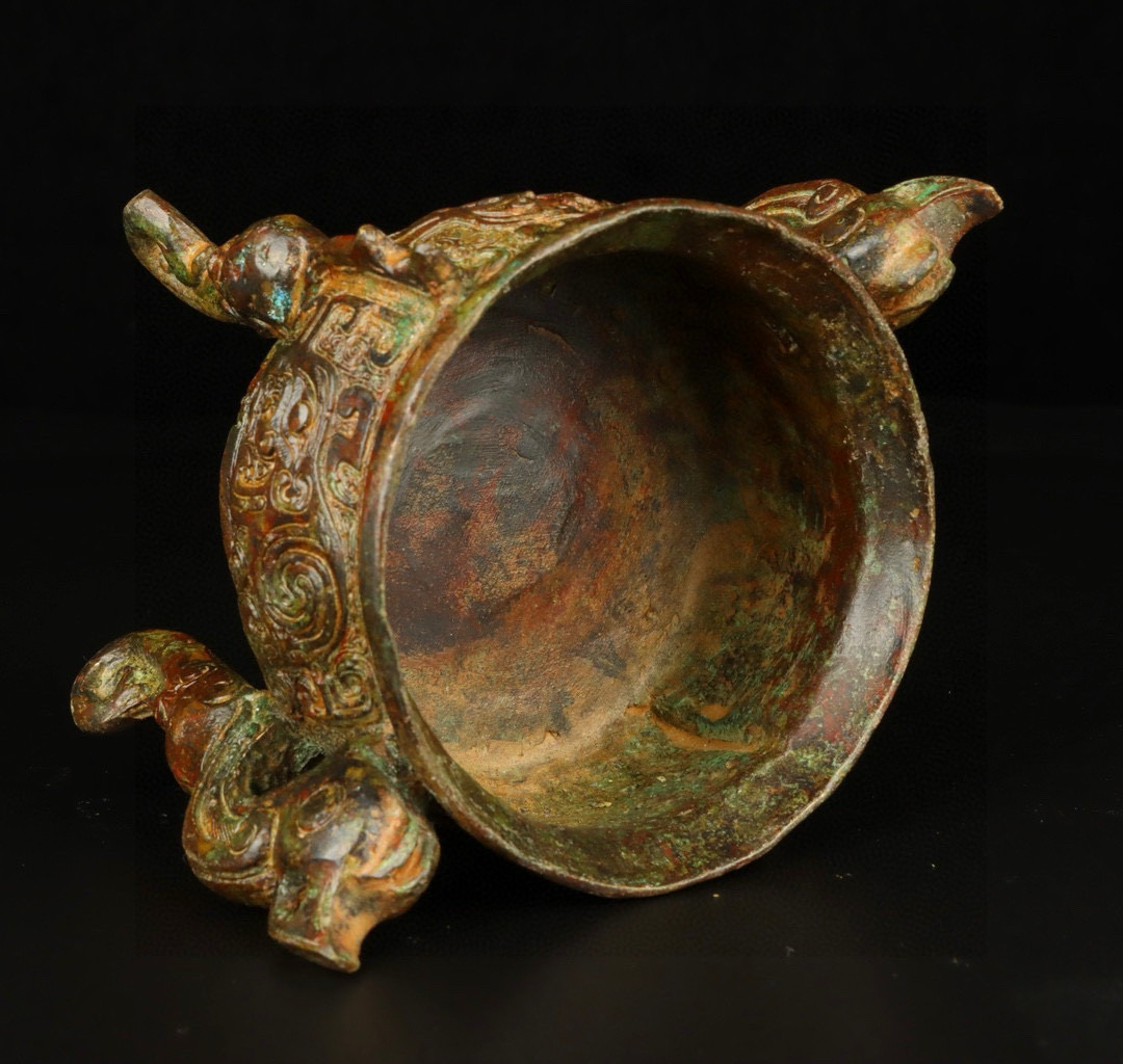 Zhou Dynasty Bronze Round Gui