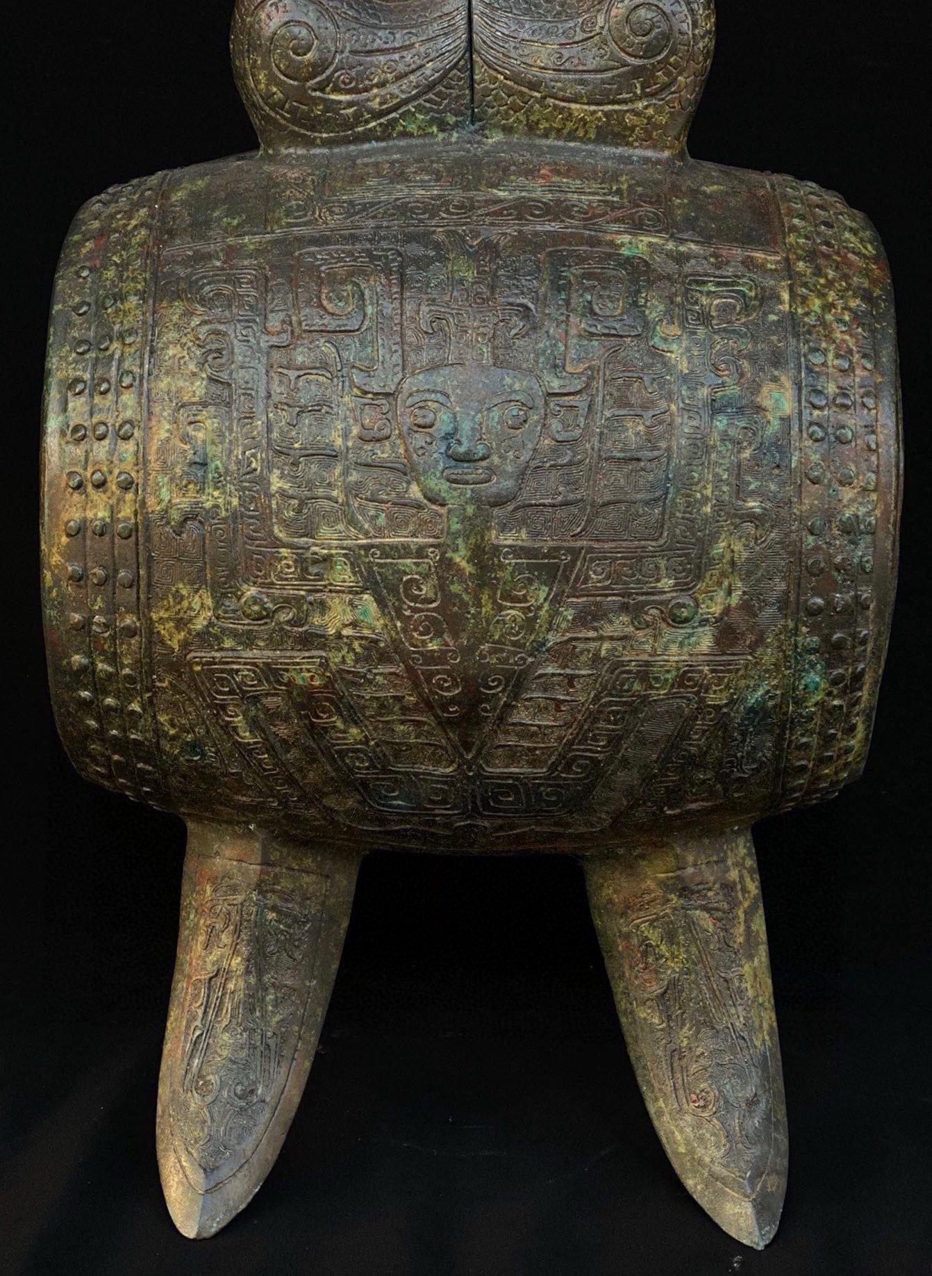 Han Dynasty Double Bird Drum