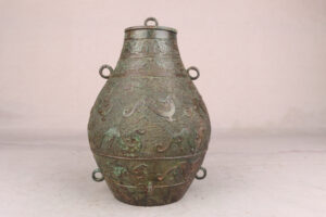 Zhou Dynasty Bronze Dragon Pattern Chain Rei