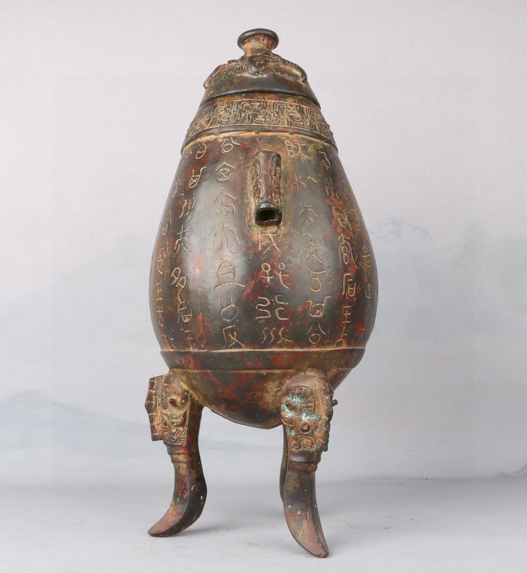 Zhou Dynasty Bronze inscription Xigua Dun