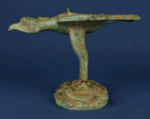 Zhou Dynasty Bronze Coiling Dragon and Flying Eagle
