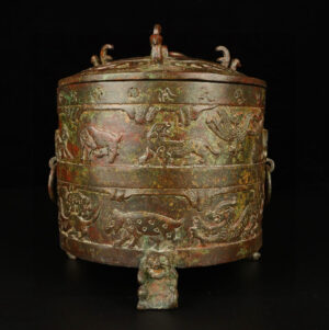 Zhou Dynasty Bronze Beast Pattern Warehouse