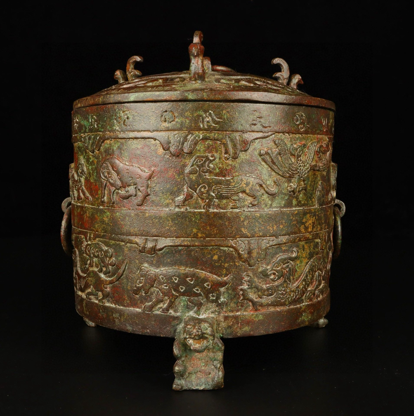 Zhou Dynasty Bronze Beast Pattern Warehouse