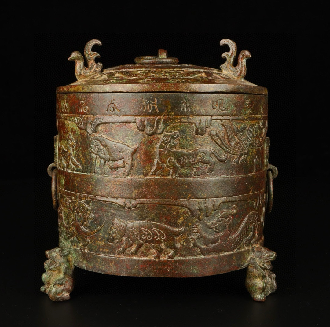 Zhou Dynasty Bronze Beast Pattern Warehouse