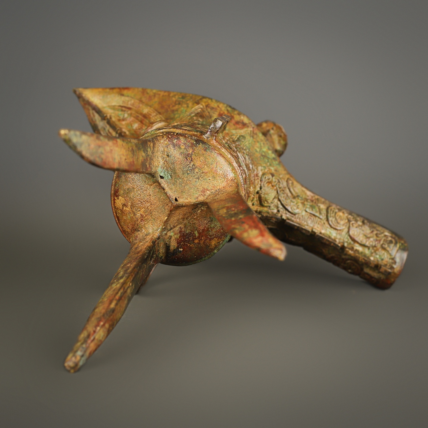 Zhou Dynasty Bronze Jue Cup