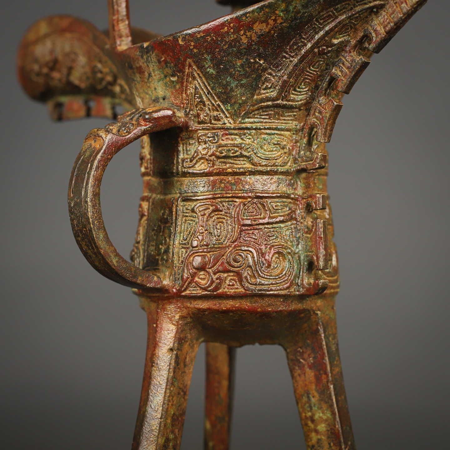 Zhou Dynasty Bronze Jue Cup