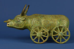 Han Dynasty Bronze Ox Cart